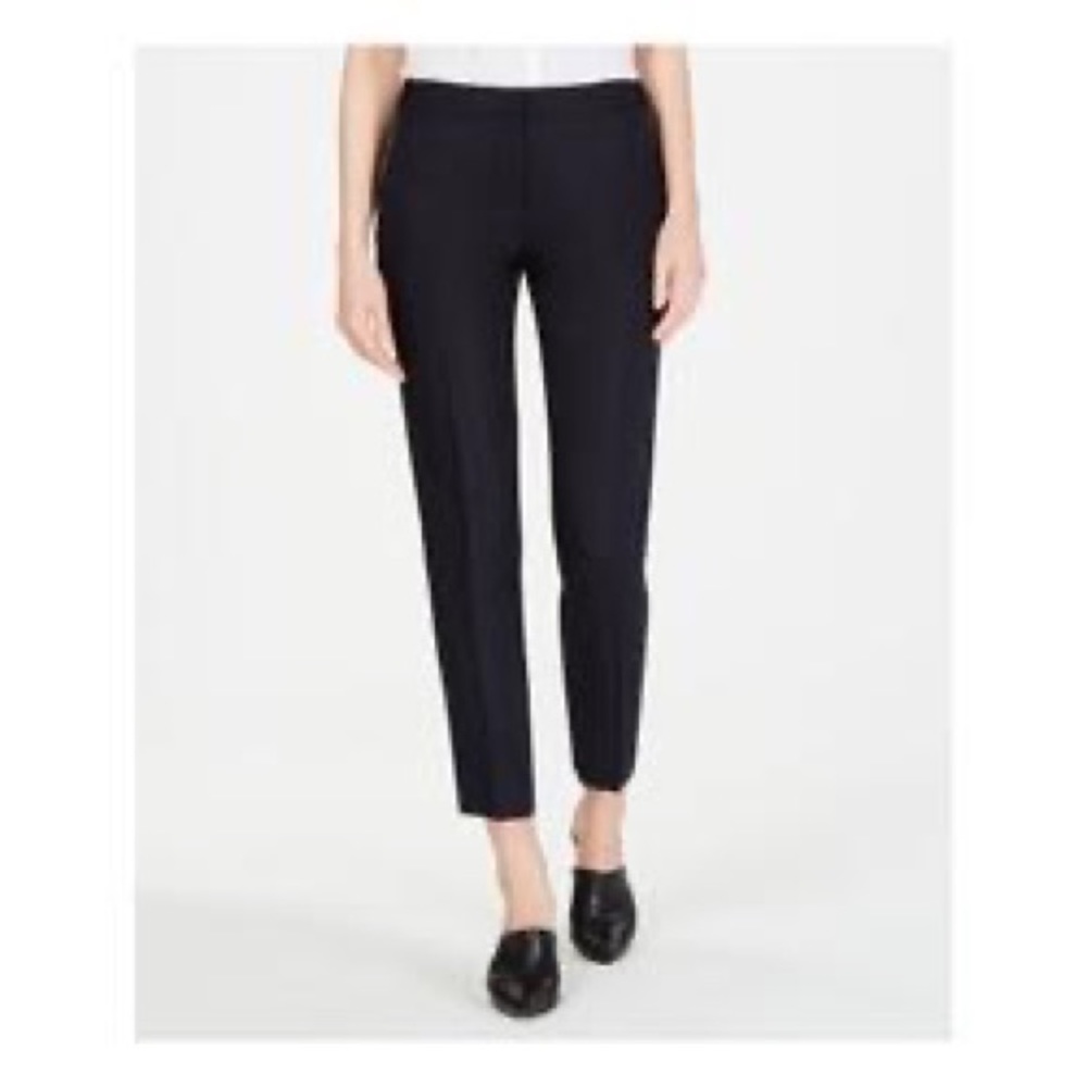 New Calvin Klein cropped navy cropped pants 8p
